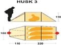 Tenda 3 Posti Ferrino Husk 3 ALU