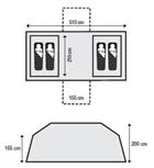 Tenda 4 posti Vecam Tempo Tures 4