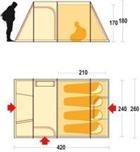 Tenda 4 Posti Ferrino Proxes 4