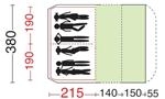 Tenda 6 Posti Bertoni Comet 6