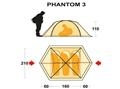Tenda 3 Posti Ferrino Phantom 3