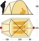 Tenda 3 Posti Ferrino Shaba 3