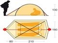 Tenda 3 Posti Ferrino Kalahari Starter Kit